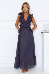 Evening Luxe Maxi Dress Navy