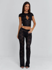 Lucy's MIRRA TOP BLACK