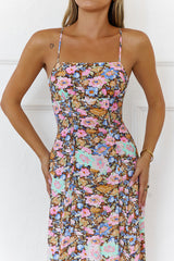 Palm Glow Maxi Dress Floral