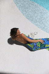 RUNAWAY Marlini Maxi Dress Blue