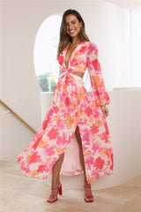 Spring Sunsets Maxi Dress Floral