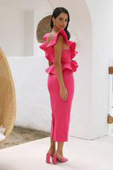 SEVEN WONDERS Nassau Dress Fuchsia