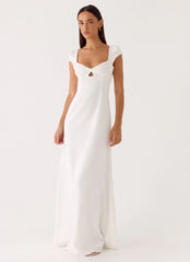 Never Really Over Maxi Dress White