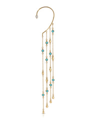 Linear Chains Statement Ear Cuff