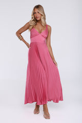 Dazzling Opulence Maxi Dress Rose