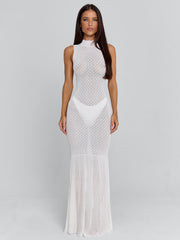 Vyorix LORIEL MAXI DRESS WHITE