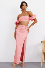 My Love Dive Maxi Skirt Pink