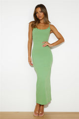 Love To Like Midi Dress Green