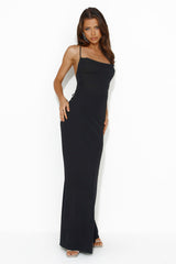 On Full Display Maxi Dress Black
