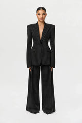 Pinstripe Suited Blazer