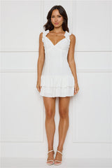 Your Wildflower Mini Dress White