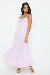 Pine Blossom Maxi Dress Lilac