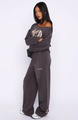 All A Dream Track Pants Charcoal