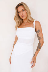 Lush Tropics Top White
