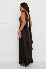 Nadalia Midi Dress Black