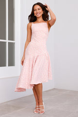 Delicacies Midi Dress Pink