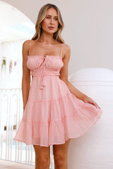 Beachside Dreaming Mini Dress Pink