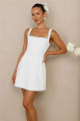 Luxe Ambience Mini Dress White