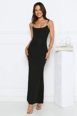 Island Lounging Maxi Dress Black