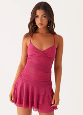 Emily Mini Dress Fuchsia