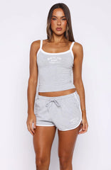 All The Time Relaxed Shorts Grey Marle