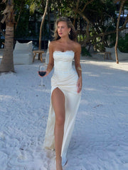 Lucy's CARMENNE MAXI DRESS IVORY