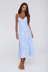Tide Kissed Midi Dress Blue