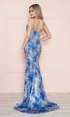 Poly USA Long Formal Dress 9442