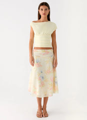 Valley Midi Skirt Spring Meadow
