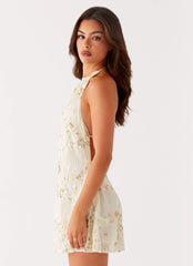 Kaylinn Beaded Mini Dress