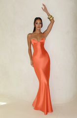 Amorette Maxi Dress - Burnt Orange