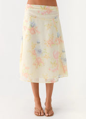 Valley Midi Skirt Spring Meadow