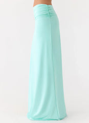 Elisabetta Maxi Skirt Aqua