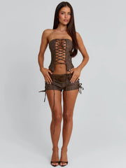 Lucy's LUNEXA SHORT BROWN