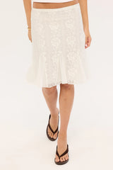 Motel Saiwa Skirt White