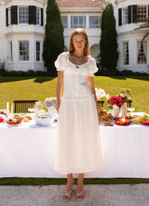 Hundred Percent Midi Dress White