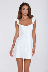 Cute Energy Mini Dress White