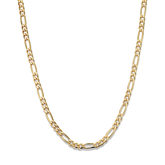 18'' 14K Yellow Gold Vermeil Figaro Chain (4.4mm)