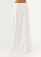 She Means It Maxi Skirt Ivory