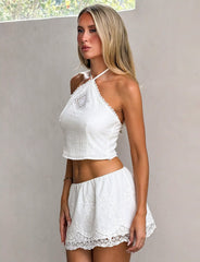 CAILEIGH MINI SKIRT WHITE
