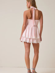 Kennedie Satin Lace Romper