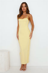 Fanciest Girl Maxi Dress Yellow