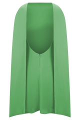 Wynter Scarf Draped Mini Dress - Green