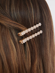 Pearl Cluster Clip Set