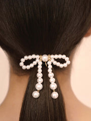 Aurora Pearl Bow Hair Tie