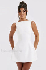Alicia Elegant Mini Dress