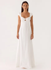 Never Really Over Maxi Dress White