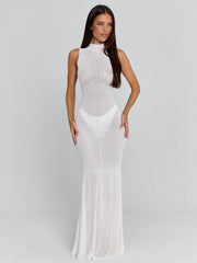 Vyorix LORIEL MAXI DRESS WHITE