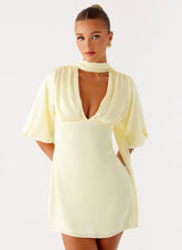 Mary Mini Dress Yellow