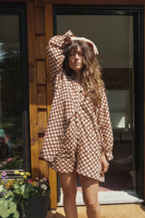 Brown Matchstick Artist Smock